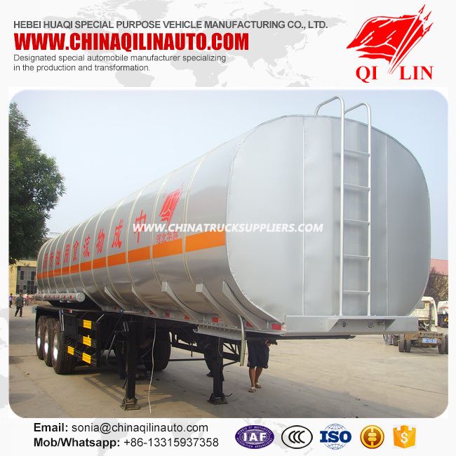 Cooking Oil Tank Semi Trailer with BPW/Fuwa Air Suspension 