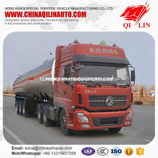 Tanker Semi Trailer for Acetic Acid Transportation 