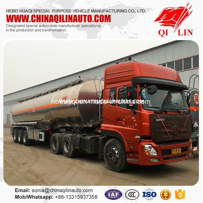 12 Wheeler Diesel Gasoline Petrol Fuel Tanker Semi Trailer for Sale 