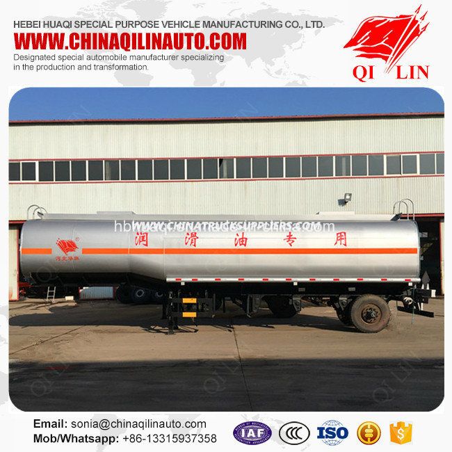 37 Feet Length Lubricating Oil Tanker Truck Trailer 