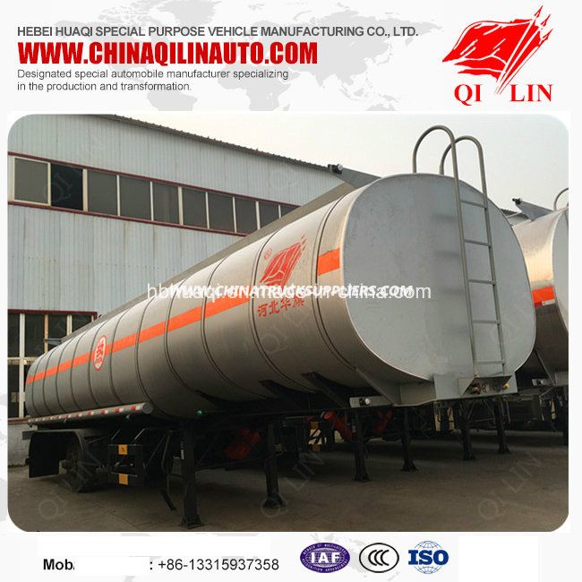 Factory Price 3 Axles Insulated Heated Asphalt Tanker Semi Trailer 