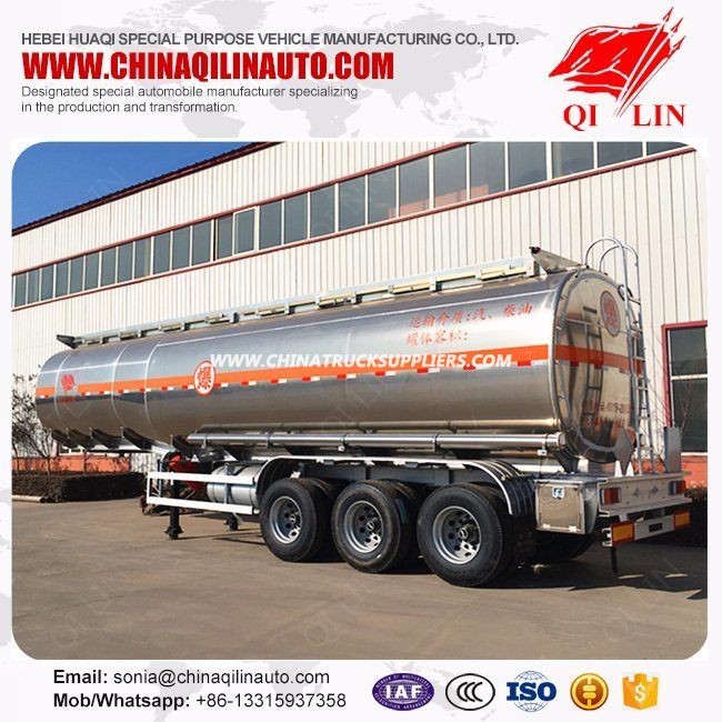 Compartments Optional 40cbm Diesel Petroleum Tanker Semi Trailer 