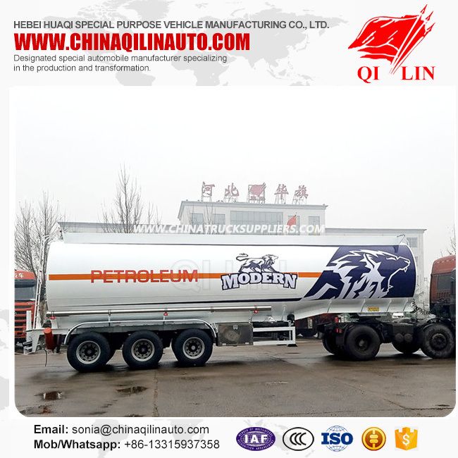 3 Axles Fuel Tanker Truck Trailer with 3 Compartments 