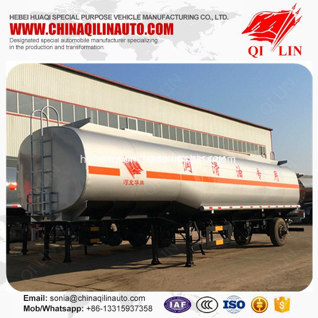 36000L Capacity Lube Oil Tanker Semi-Trailer on Sale 