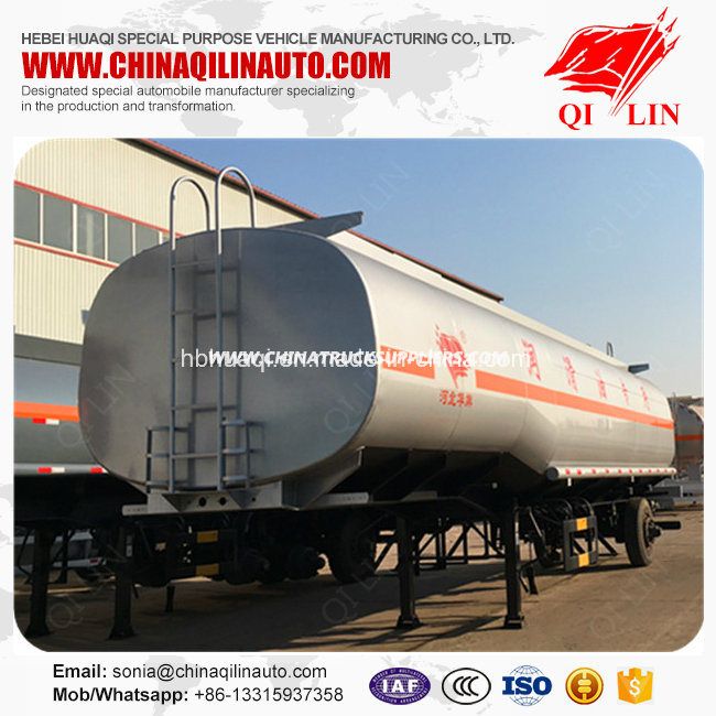 Factory Price Lubricating Oil Tanker Trailer with 3 Compartments 