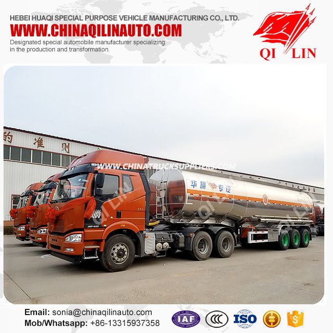 Single Compartment Aluminum Alloy Tanker Trailer for Sale 