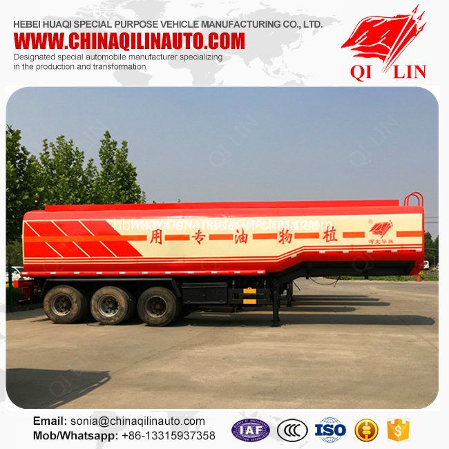 Top Quality 40cbm Vegetable Oil Tanker Semi Trailer 