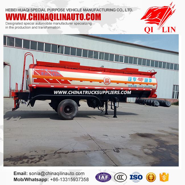 Acoplado Stainless Steel for Concentrated Sulfuric Acid Corrosive Load Semi Trailer 