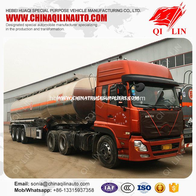 Factory Price 40000 Liters Petroleum Storage Tanker Semi Trailer for Sale 