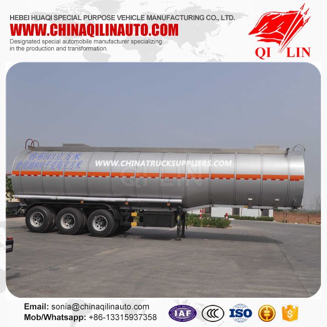 Good Quality Aluminum Tanker Semi Trailer for Edible Oil Transportation 