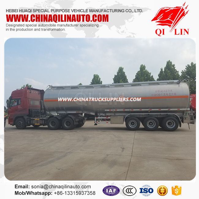 Aluminum Fuel Tank Semi Trailer with Diesel /Gasoline/Fuel Transportation 