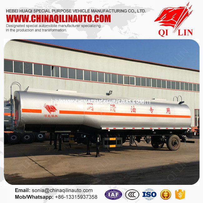 Tri-Axle Compartment Optional Lubricating Oil Tanker Semi Trailer 