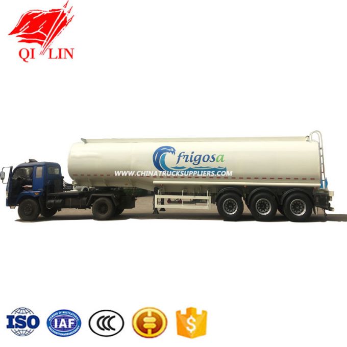 High Quality with Air Suspension Max Payload 42tons 3 Axle Water Tanker Semi Trailer 