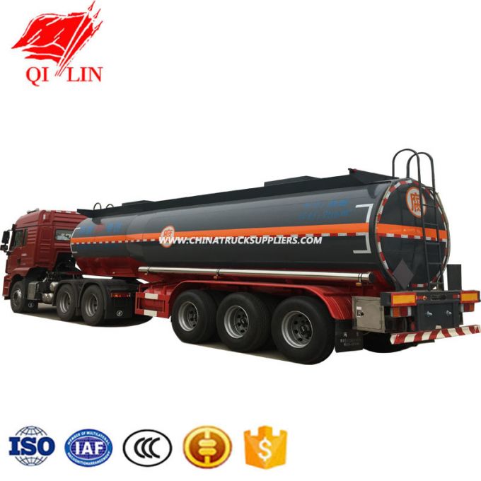 3 Axle Sodium Hydroxide Tanker Semi Trailer 