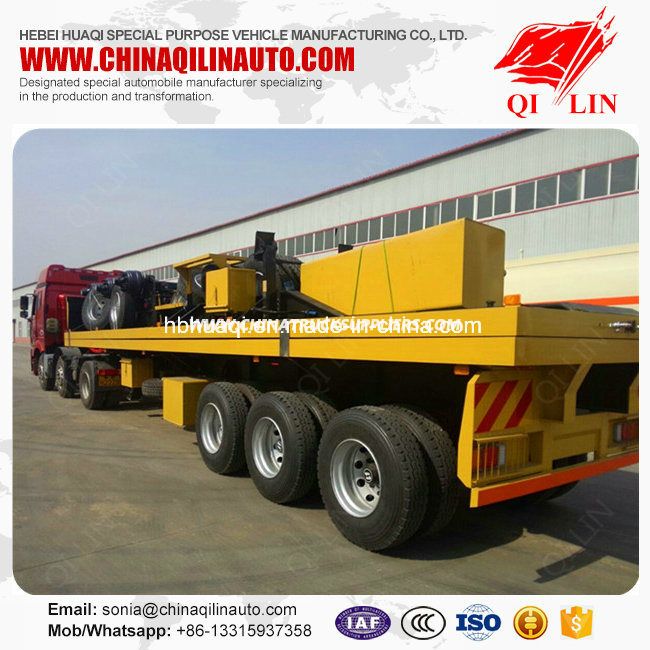 ISO CCC Approved 20FT 40FT Container Flatbed Semi Trailer 