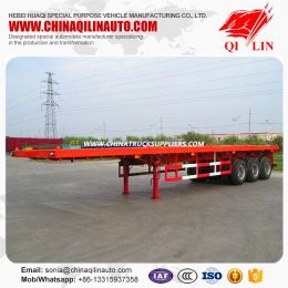 40feet Tri-Axle Flatbed Semi Trailers Price for Sale