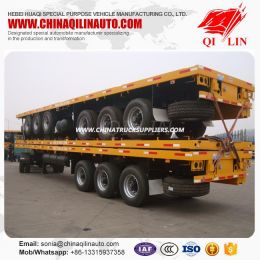 Heavy Duty Flatbed Semi Trailers with German Suspension