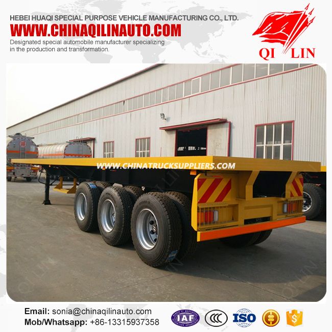 Durable and High Quality 40 Feet Flatbed Semi Trailer 