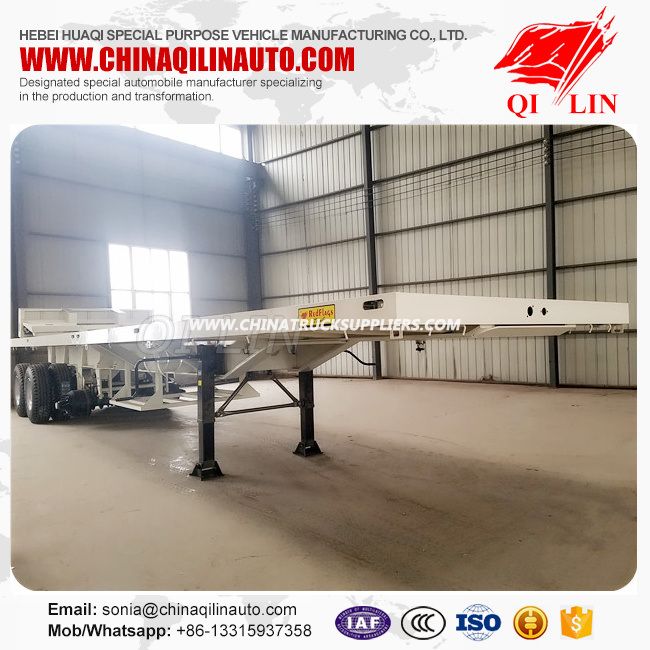 China Factory 40FT Flatbed Trailer Price for Sale 