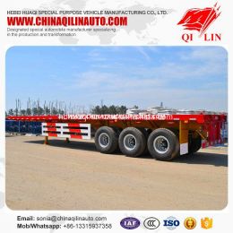 Hot Sale 40 Tons Flatbed Cargo Trailer for Sudan Market