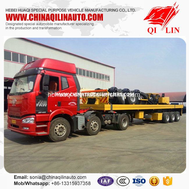 20FT 40FT Container Flatbed Semi Trailer Export to Brunei 