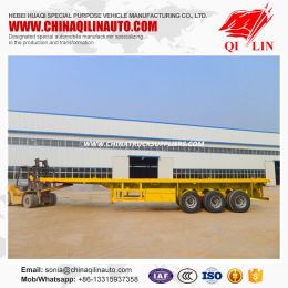 Flatbed Trailer for 40FT/2*20FT Container Loading Semi Trailer