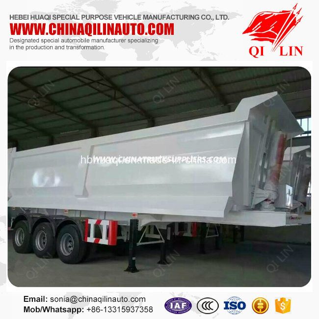 50t Payload Tipper Semi Trailer for Bulk Cargo Loading 