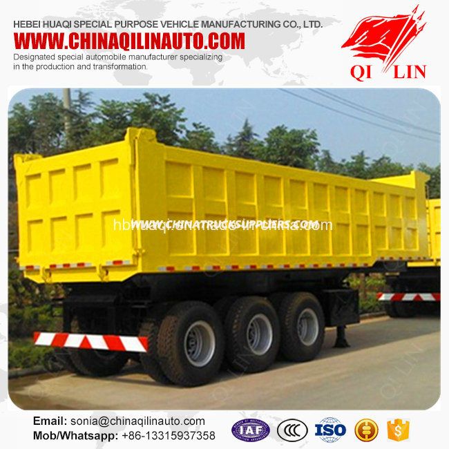 Cheap Price Heavy Load 30FT Mining Dump Semi Trailer 