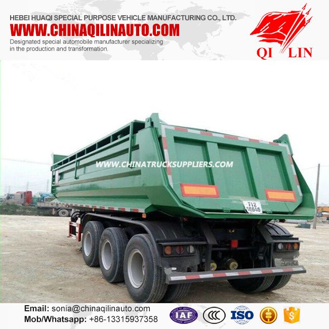 30 Cbm Utility Trailer of Self-Dump Remolque 