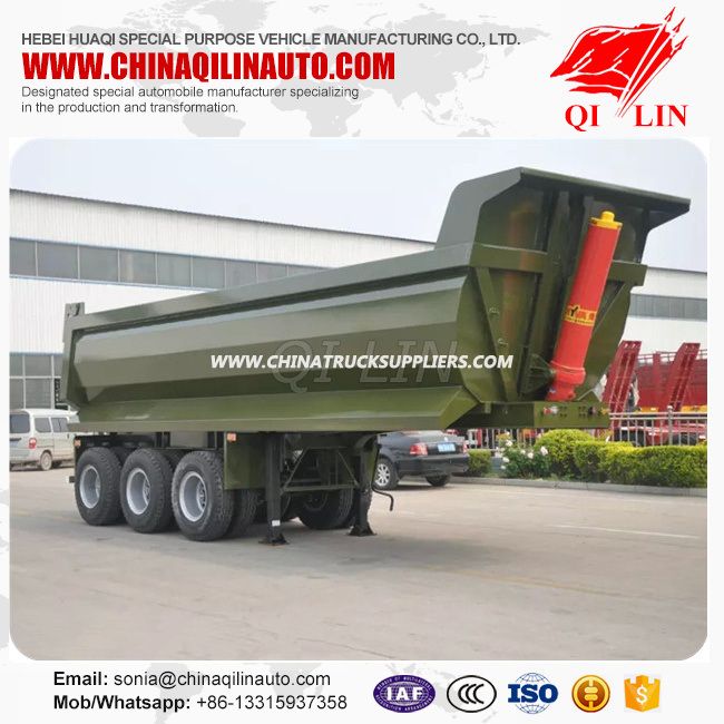 30ton U-Shape Heavy Tipper Trailer for Sand Coal Transportation 