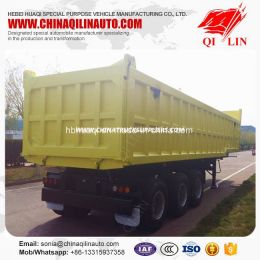 Stone Transport Van Type Side Dump Semi Trailer for Sale