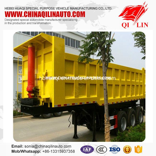 Brand New 50t - 80t Bulk Cargo Rear Dumpper Tipper Trailer 