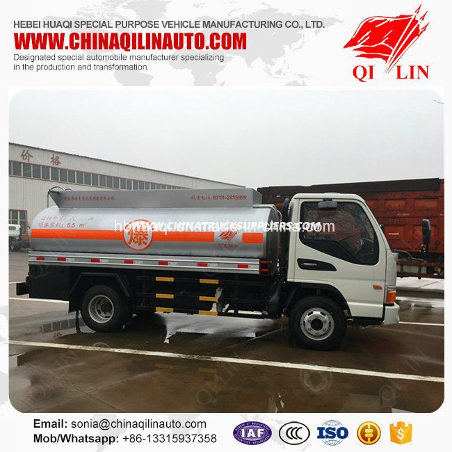 Q235-a Steel Plate Tanker Truck for Gasoline Refilling 