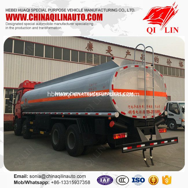 Foton 6X2 Chassis 21800 Liters Fuel Tanker Truck for Sale 