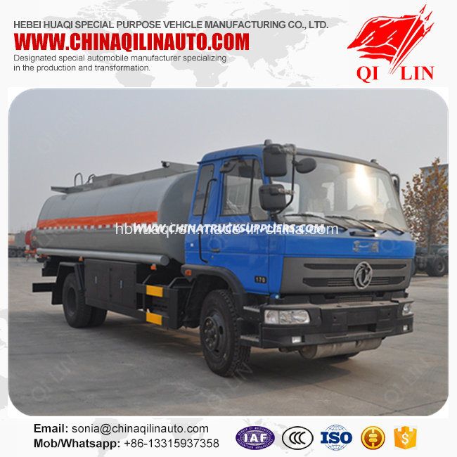 Carbon Steel / Stainless Steel Optional Fuel Tanker Truck 