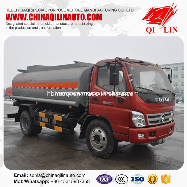 Brand New Fuel Tanker Truck with Spare Tire Rack 