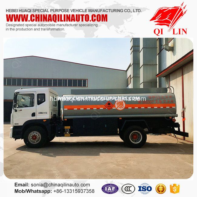 High Quality 13cbm Diesel Tank Truck with Oil Pump 