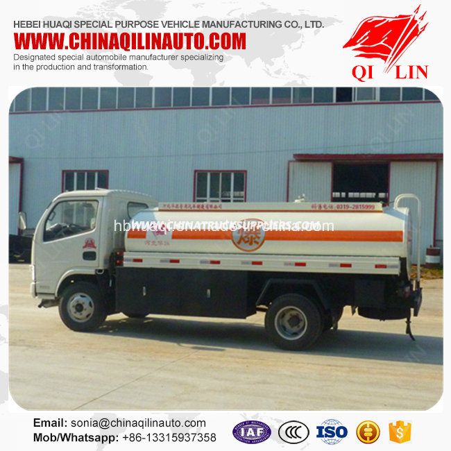 3500kg Payload Refueling Tanker Truck for Sale 