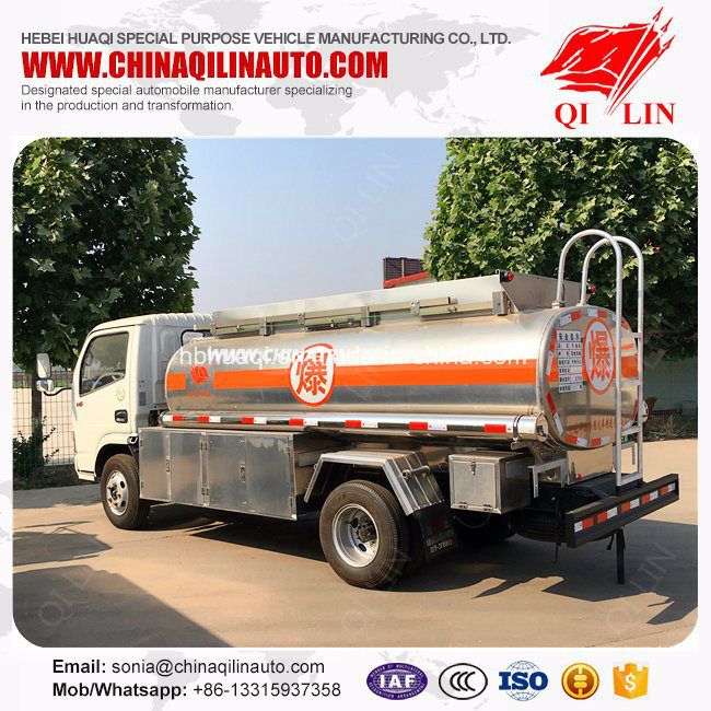 4500 Liters Refuel Tank Truck with High Flow Refueling Machine 