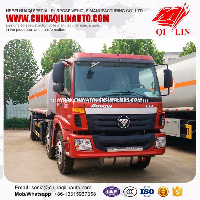 3 Compartments Euro 3 Emission 25cbm Oil Fuel Tanker Truck for Sale 