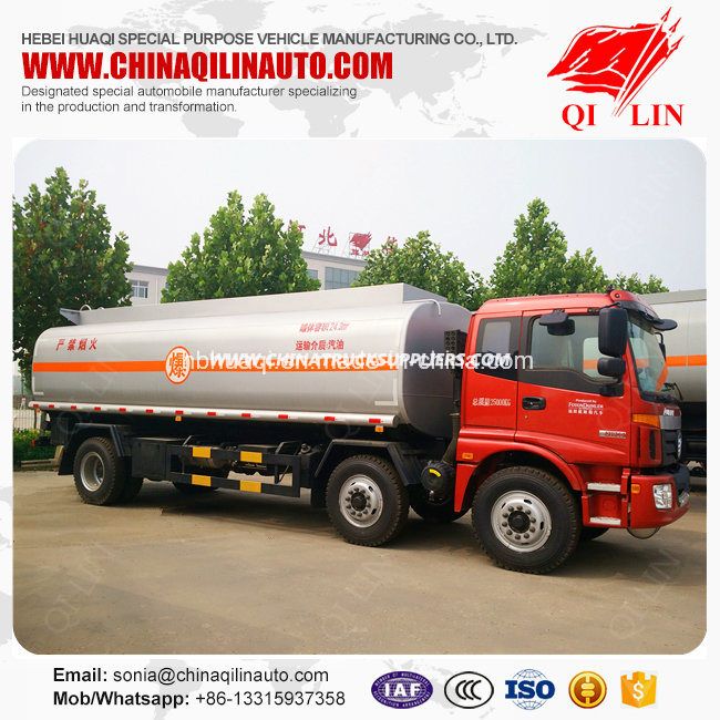 Foton Auman 6X2 25cbm Oil Fuel Tanker Truck for Sale 