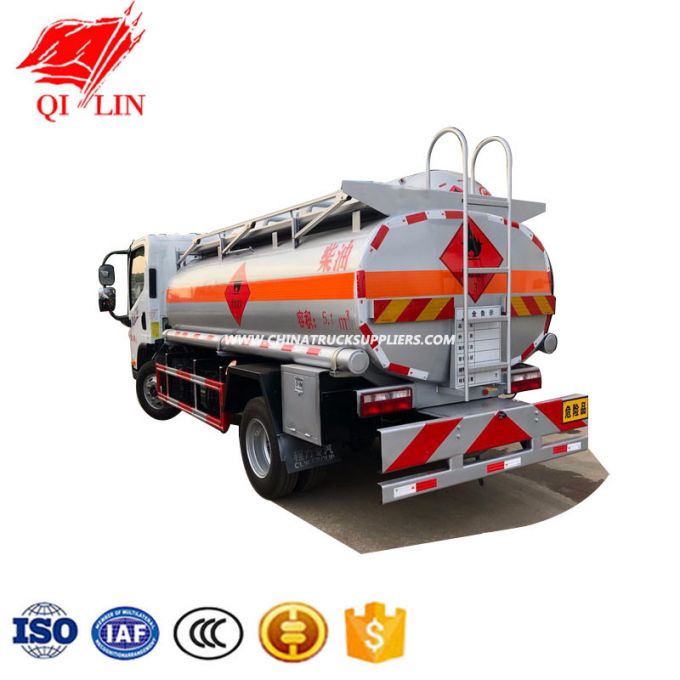 FAW Chassis 5cbm Capacity Tankers for Gas Stations 