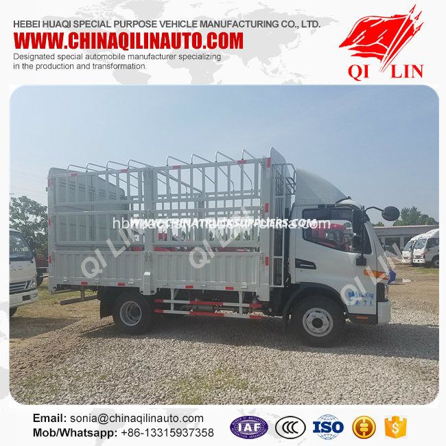 2 Tons Mini Side Wall Truck for Bulk Cargo Loading 