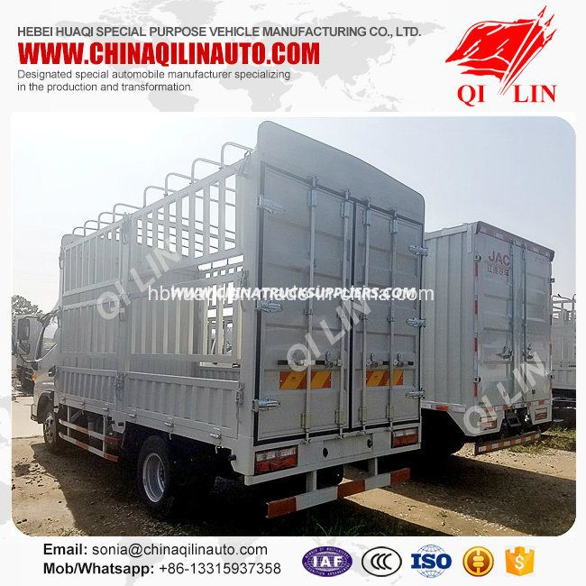 5 Tons Light Cargo Storage Fence Truck with Commins Engine 