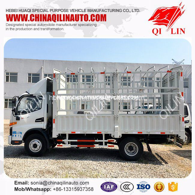 Light Duty Total Weight 4 Tons Stake Box Cargo Truck 