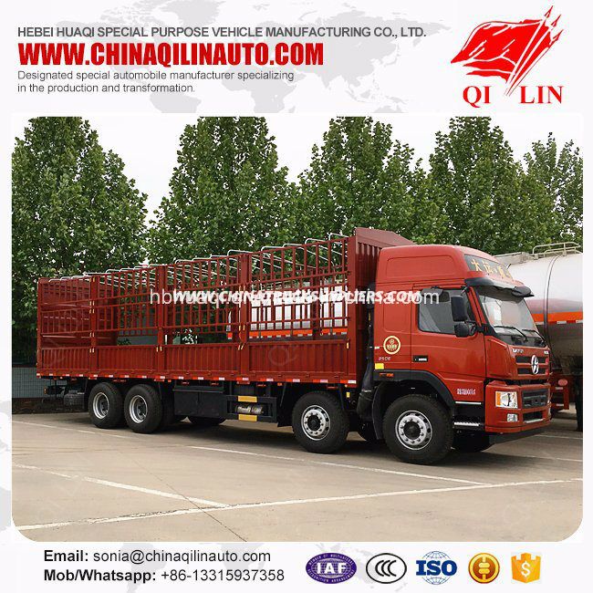 High Quality 8*4 Stake Van Truck for Farm Products Loading 