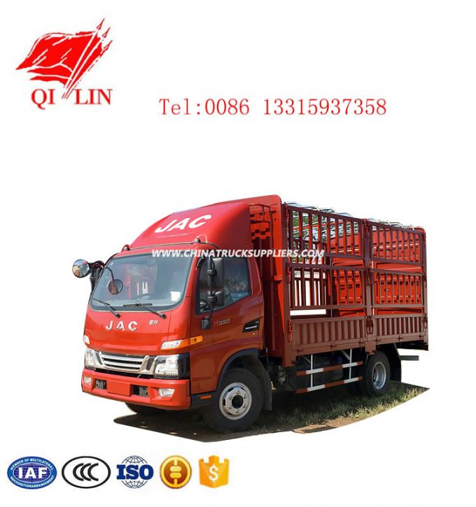 Manual Transmission Dry Cargo Container Fence Truck 