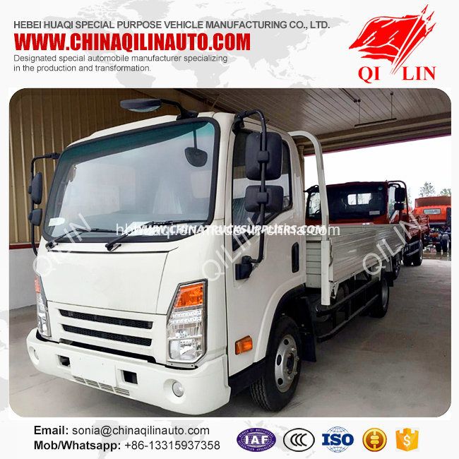 Isuzu Engine 4X2 Rhd 5 Ton Stake Cargo Truck in Stock 