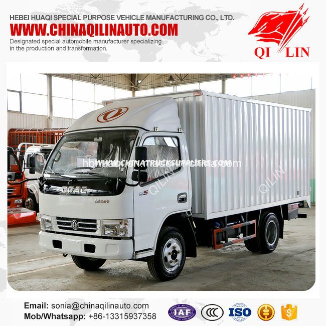 Dongfeng Chassis Payload 3tons Mini Van Truck for Sale 