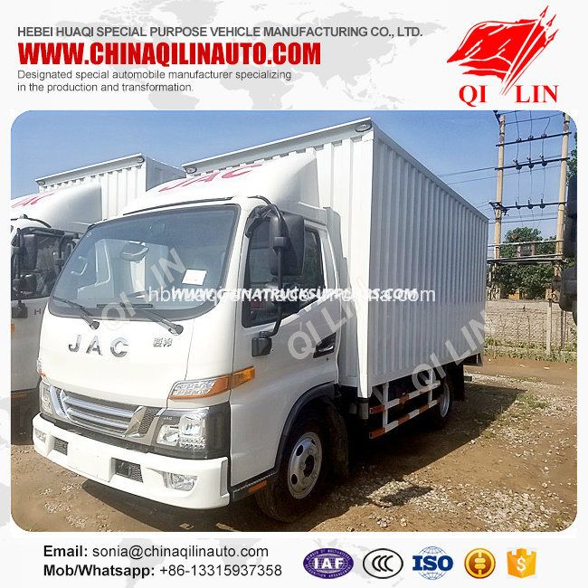 1t Payload 3300mm Wheelbase Dry Box Truck 